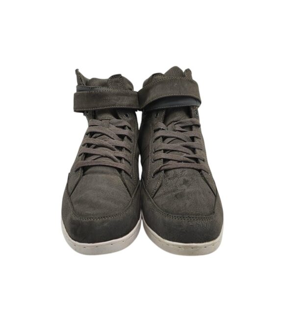 Adidasi barbati Vty 44, imitatie de piele, gri - imagine 3