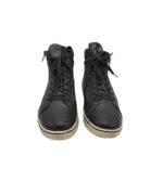 Ghete barbati Remonte 41, piele, imitatie de piele, negru - imagine 3