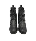 Botine dama Tamaris 38, piele, imitatie de piele, negru - imagine 3