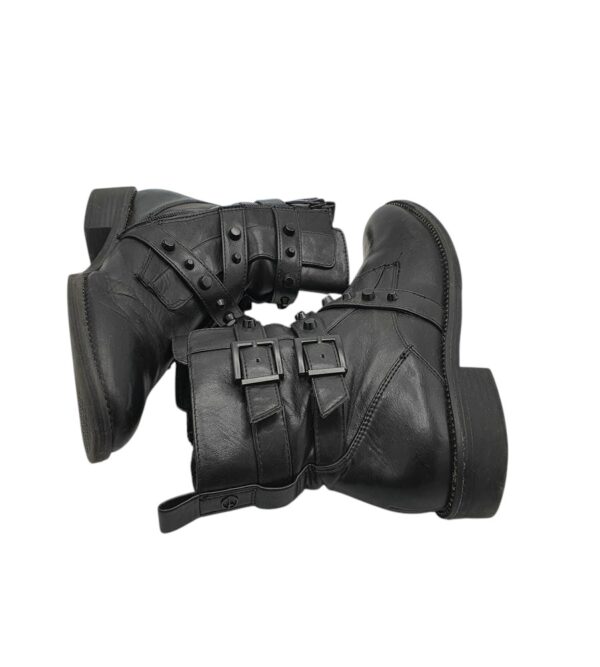 Botine dama Tamaris 38, piele, imitatie de piele, negru - imagine 4