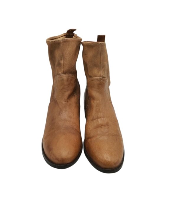Botine dama Hugo Boss 38, piele, maro - imagine 3