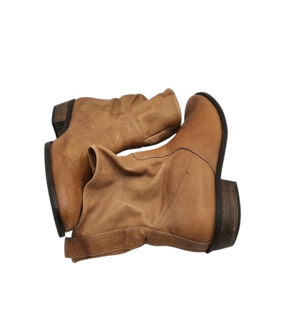 Botine dama Hugo Boss 38, piele, maro - imagine 4