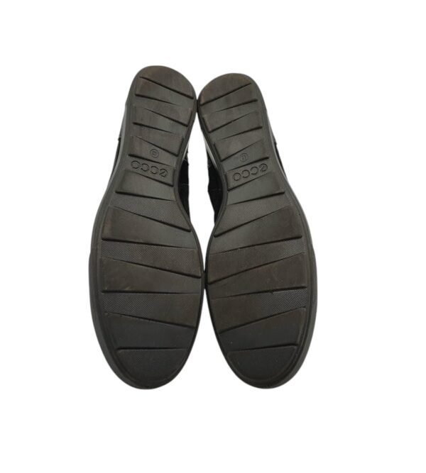 Adidasi barbati Ecco 42, piele intoarsa, negru - imagine 5