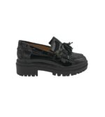 Mocasini dama Gino Rossi Vera, piele, negru