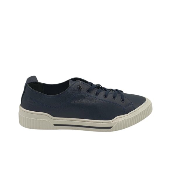 Tenisi barbati Gino Rossi 45, piele, bleumarin - imagine 1