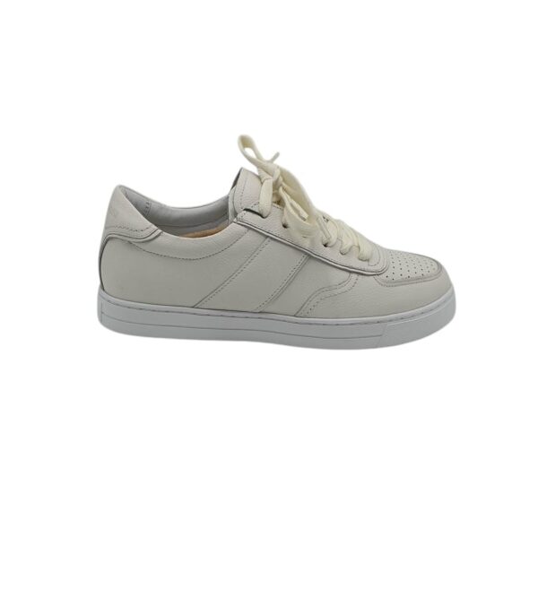 Adidasi barbati Gino Rossi Otsego, piele, crem - imagine 1
