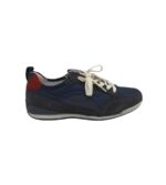 Adidasi barbati Gino Rossi Alessio 41, piele, material textil,  bleumarin