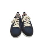 Adidasi barbati Gino Rossi Alessio 41, piele, material textil,  bleumarin - imagine 3