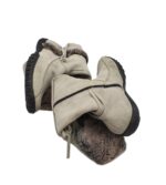 Cizme dama 39, piele intoarsa, gri - imagine 4