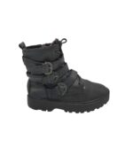 Ghete dama Zara 38, piele, imitatie de piele, negru
