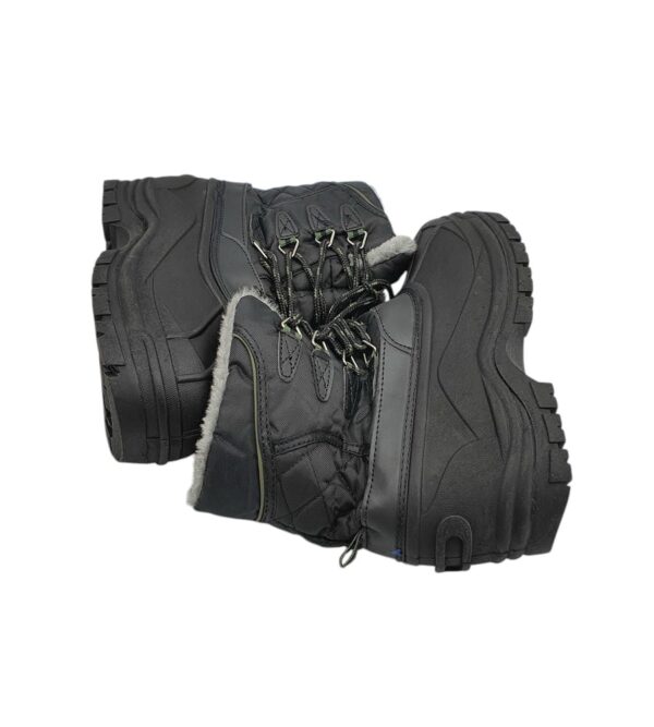 Cizme dama 37, material textil, alte materiale, negru, imblanite - imagine 4