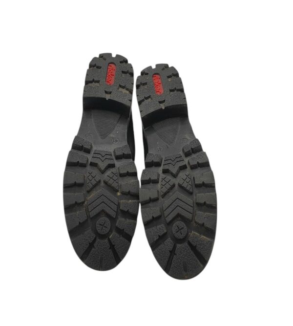 Botine dama Rieker 41, material textil, negru - imagine 5