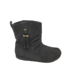 Cizme dama Primark 38, material textil, negru, imblanite