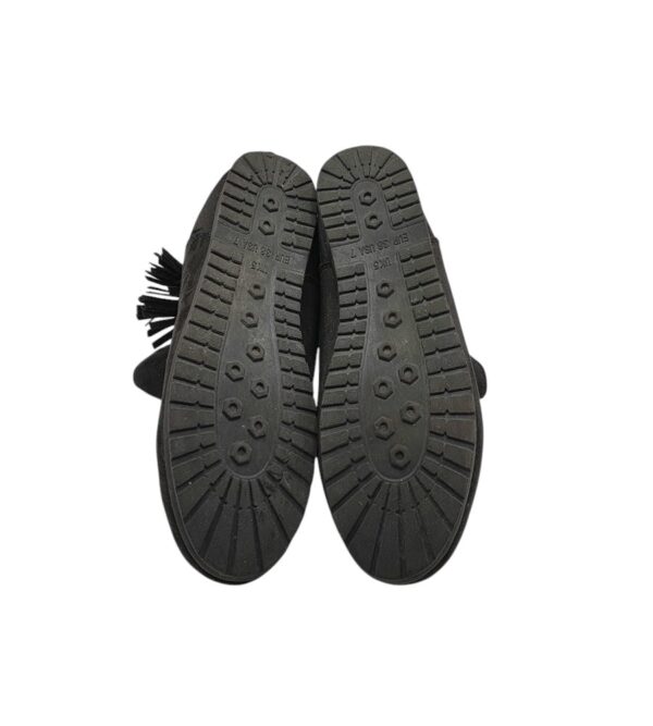 Cizme dama Primark 38, material textil, negru, imblanite - imagine 5