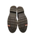 Ghete barbati Tommy Hilfiger 43, piele intoarsa, material textil, maro - imagine 5