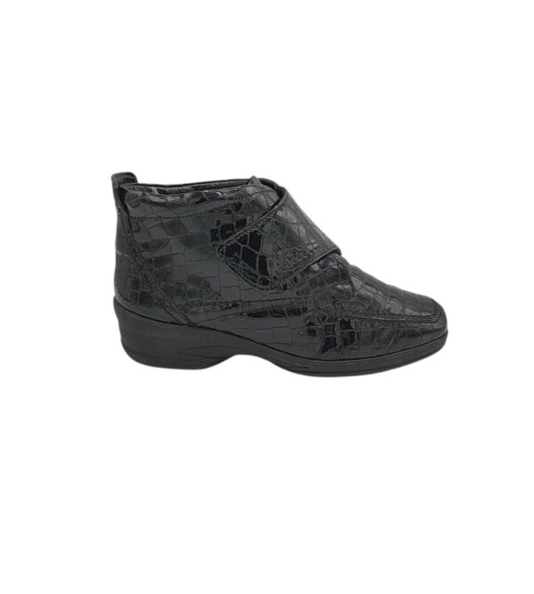 Botine dama Ara 39, imitatie de piele, negru - imagine 1