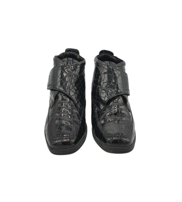Botine dama Ara 39, imitatie de piele, negru - imagine 3