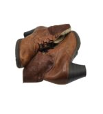 Botine dama Gabor 37, piele, piele intoarsa, maro, imblanite - imagine 4