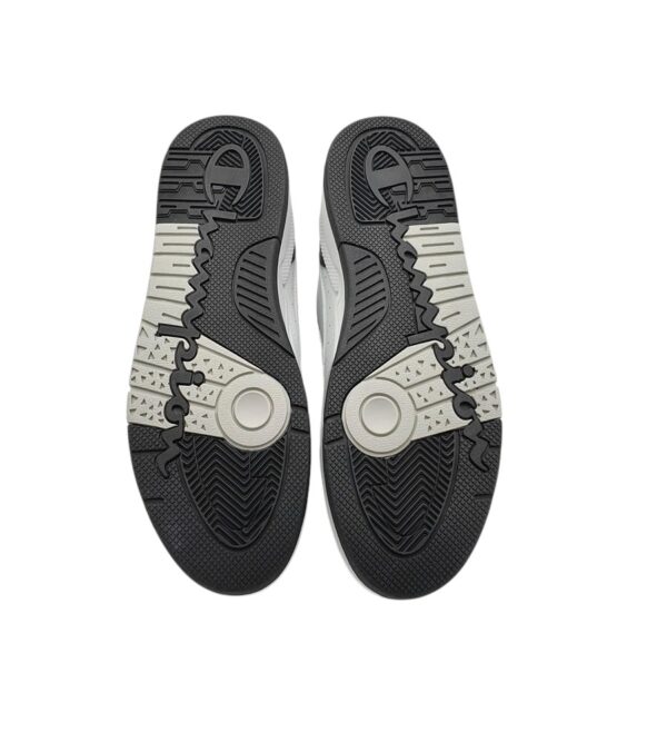 Adidasi barbati Champion, imitatie de piele, alb negru - imagine 5