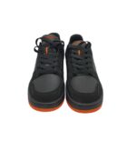 Adidasi barbati Champion, imitatie de piele, negru portocaliu - imagine 3