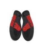 Adidasi barbati Champion 43 , imitatie de piele, alb negru rosu - imagine 5