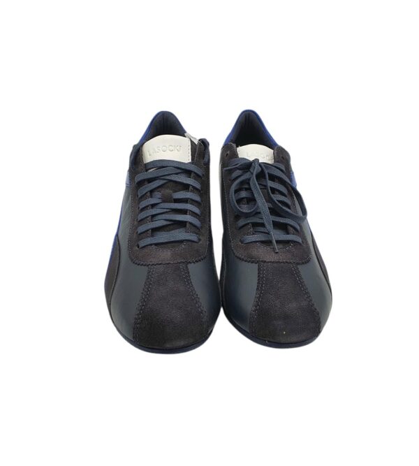 Adidasi barbati Lasocki 41, piele, piele intoarsa, negru albastru - imagine 3