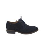 Pantofi barbati Lasocki 44, piele intoarsa, bleumarin