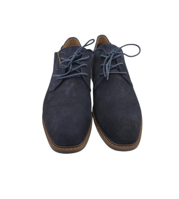 Pantofi barbati Lasocki 44, piele intoarsa, bleumarin - imagine 3