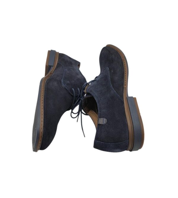 Pantofi barbati Lasocki 44, piele intoarsa, bleumarin - imagine 4