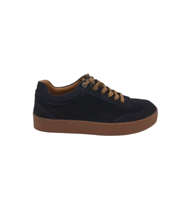 Adidasi barbati Lasocki 41, piele intoarsa, bleumarin - imagine 1