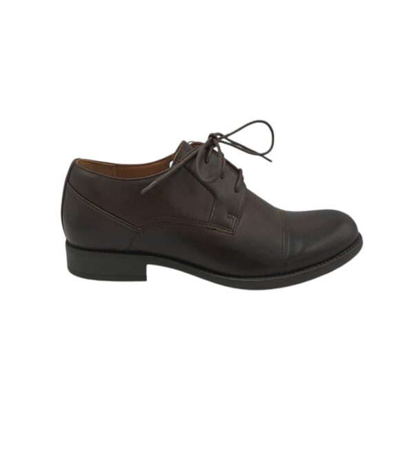 Pantofi barbati Lasocki 41, piele, maro negru - imagine 1