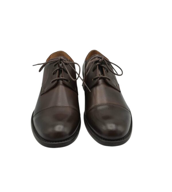 Pantofi barbati Lasocki 41, piele, maro negru - imagine 3