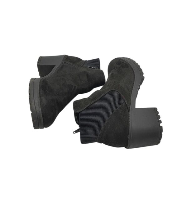 Botine dama New Look 37, material textil, negru - imagine 4