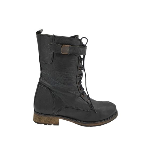 Ghete barbati 43, piele, negru - imagine 1