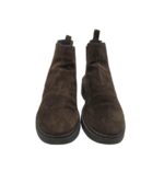 Ghete barbati Geox 42, piele intoarsa, maro - imagine 3