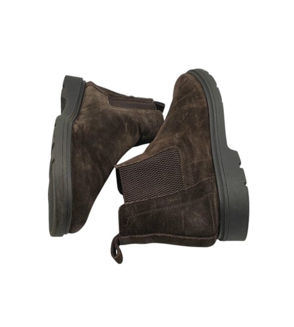 Ghete barbati Geox 42, piele intoarsa, maro - imagine 4