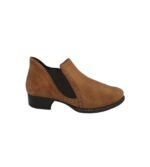 Botine dama Rieker 41, piele, maro