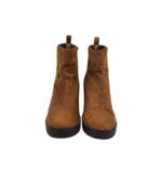 Botine dama Primark 37, material textil, maro - imagine 3