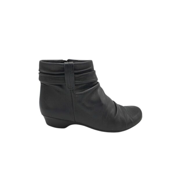 Botine dama Clarks 40, piele, negru - imagine 1