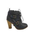 Botine dama New Look 40, piele, negru