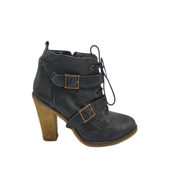 Botine dama New Look 40, piele, negru - imagine 1