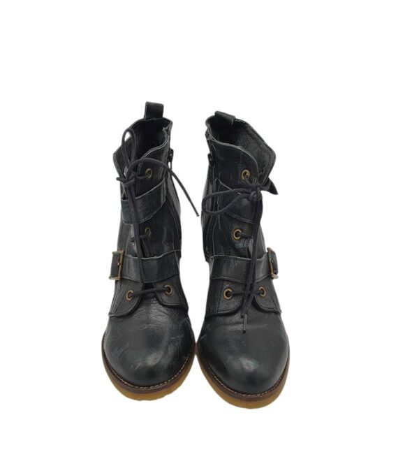 Botine dama New Look 40, piele, negru - imagine 3