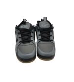 Adidasi barbati Sprandi , imitatie de piele, negru gri - imagine 3