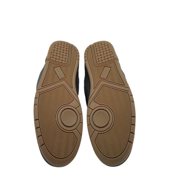 Adidasi barbati Sprandi , imitatie de piele, negru gri - imagine 5