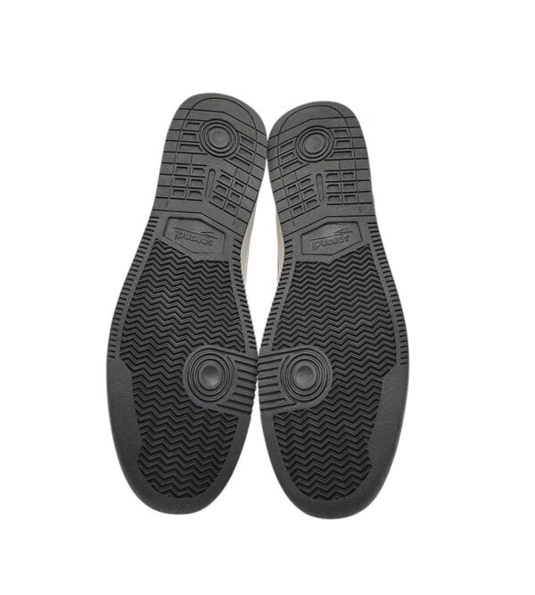 Adidasi barbati Sprandi , imitatie de piele, alb negru - imagine 5