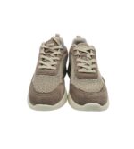 Adidasi barbati Sprandi 41, material textil, imitatie de piele, bej - imagine 3