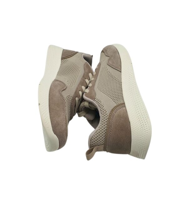 Adidasi barbati Sprandi 41, material textil, imitatie de piele, bej - imagine 4