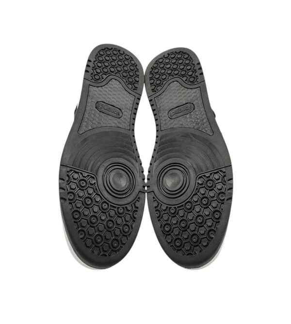 Adidasi barbati Sprandi 44, material textil, imitatie de piele, alb negru - imagine 5