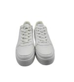 Adidasi dama Sprandi 40, imitatie de piele, alb - imagine 3