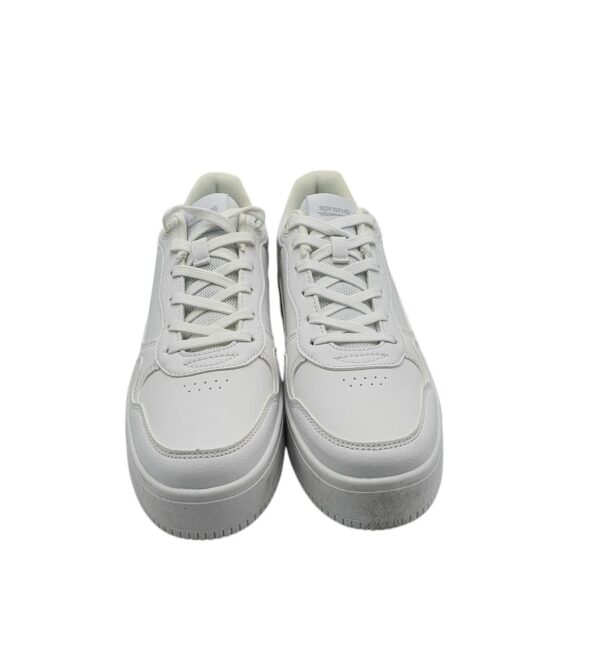 Adidasi dama Sprandi 40, imitatie de piele, alb - imagine 3